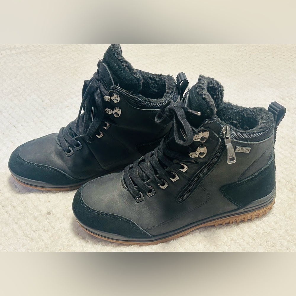 Pajar Jeana Waterproof Pajar-Tex Winter Boots Black Size 8-8.5 EU 39